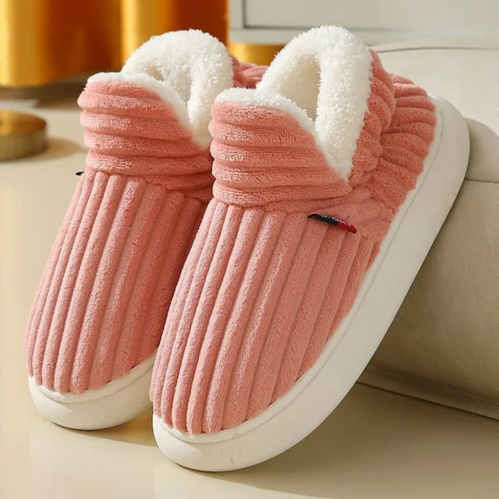 Shirley | Cozy Corduroy Fleece-Lined House Slippers