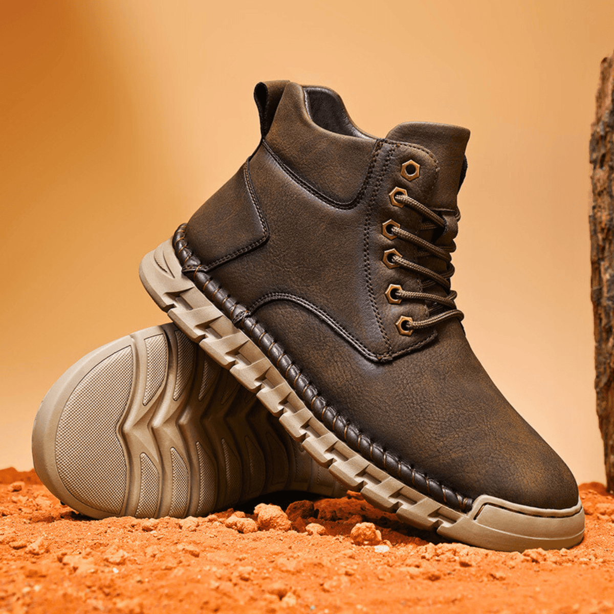 Weston & Finch - The Ashcroft Boot - 14:100018786Light Brown-With Fur;200000124:200000898