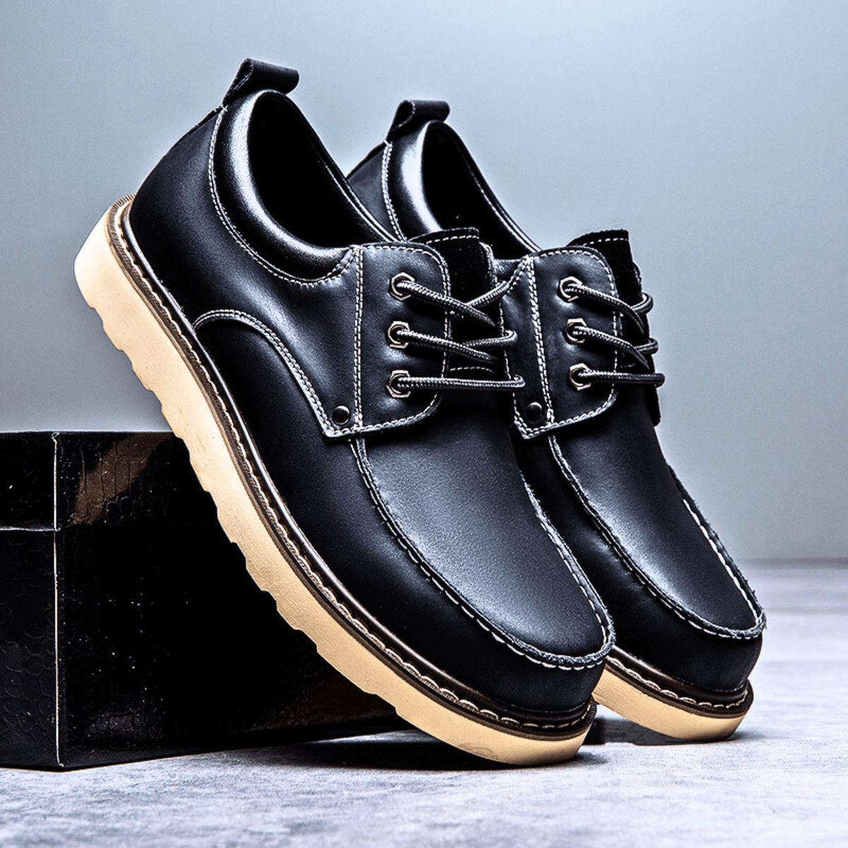 Weston & Finch - The Winslow Moc - Toe - 14:10320 smoky gray;200000124:200000899
