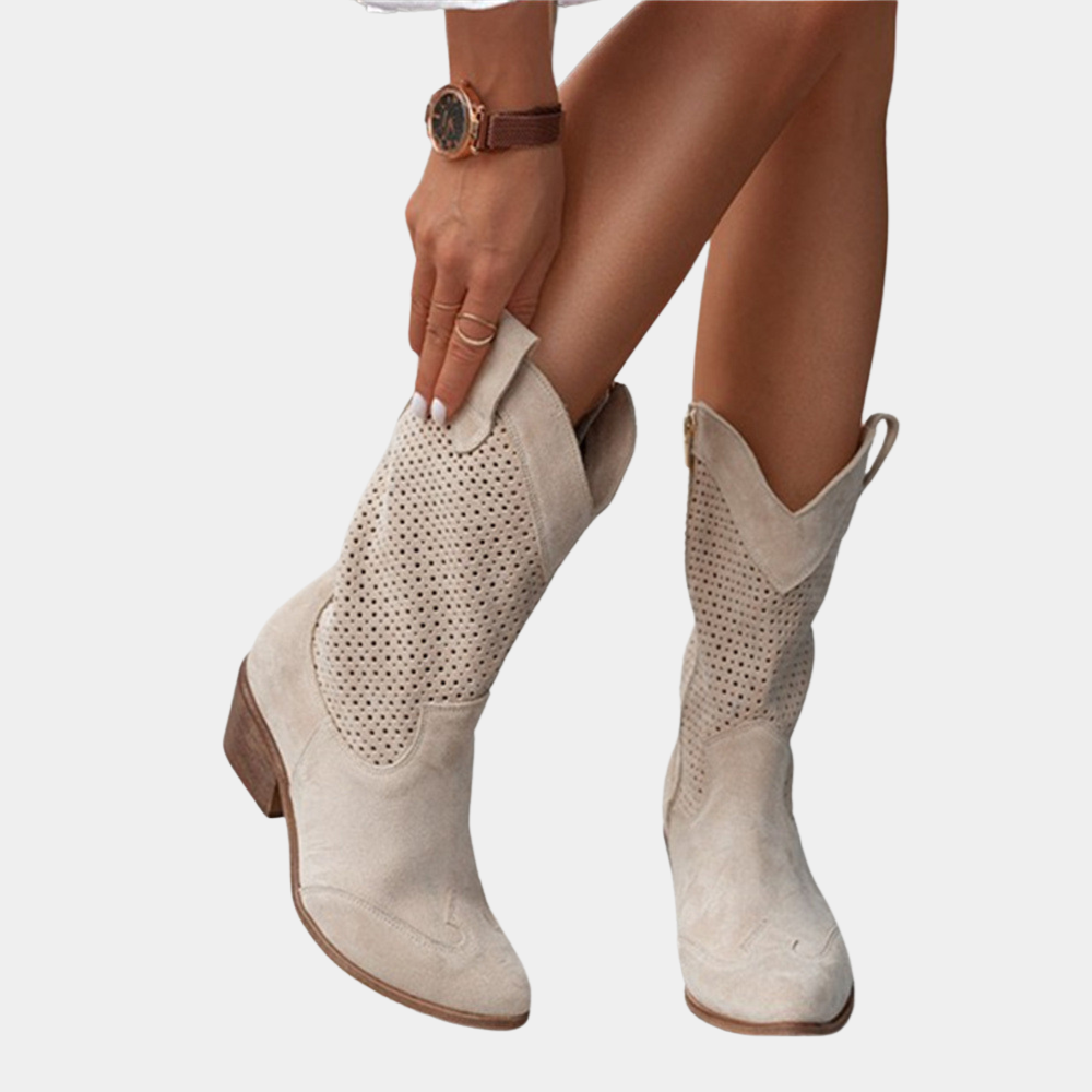 Women's Cowboy Boots | Western Style | Slip-On | Casual Footwear