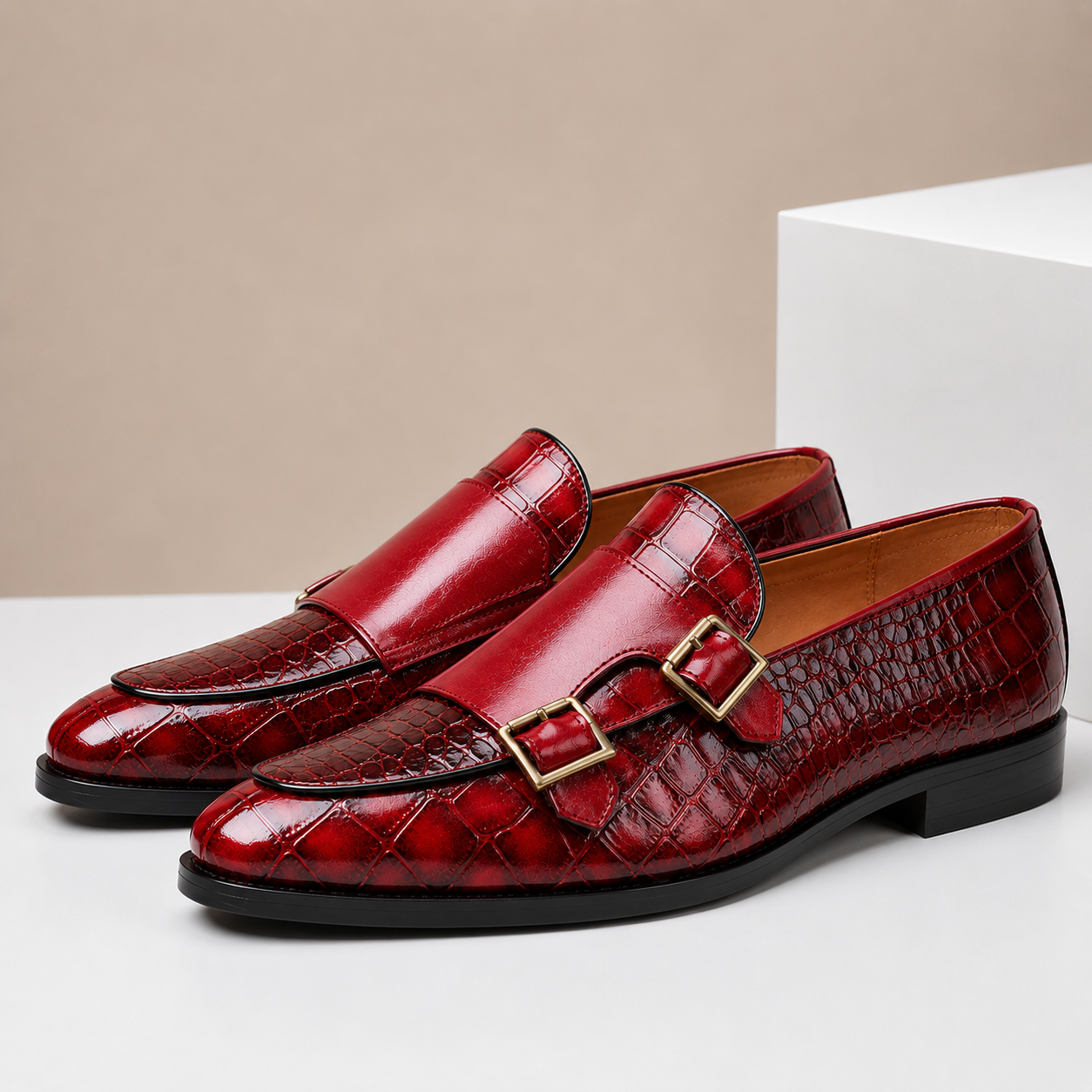 Men's Loafers Slip-On Casual Shoes Genuine Leather