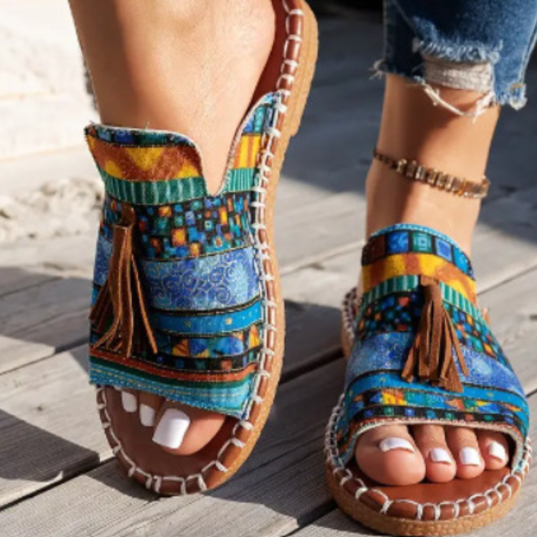 Women's Flat Sandals | Comfortable Slip-On Design | Casual Summer Footwear