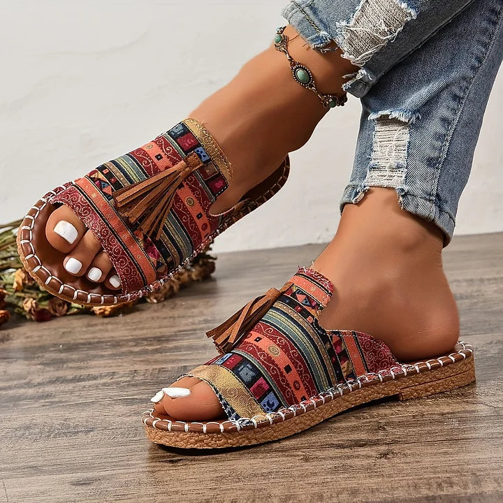 Women's Flat Sandals | Comfortable Slip-On Design | Casual Summer Footwear