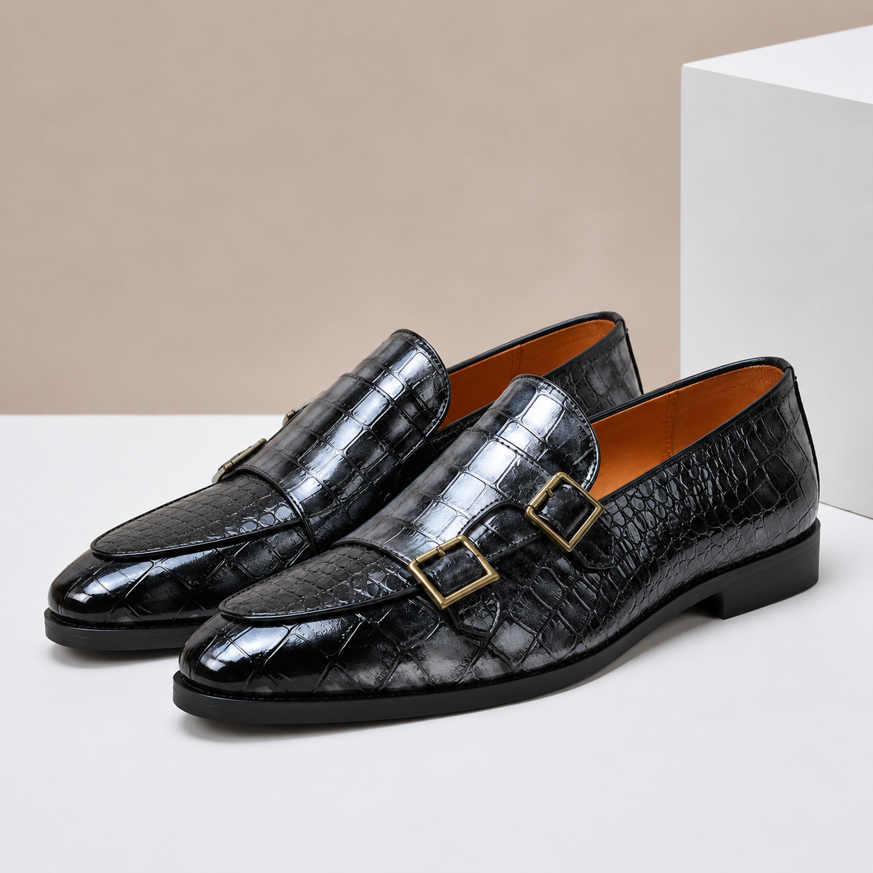 Men's Loafers Slip-On Casual Shoes Genuine Leather