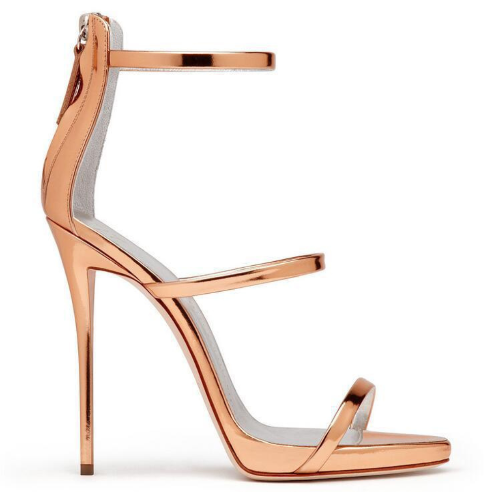 Strappy Stiletto Heels – Sleek High-Rise Evening Sandals for Confident Statement Style