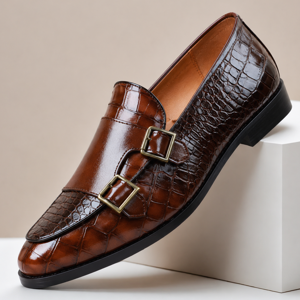 Men's Loafers Slip-On Casual Shoes Genuine Leather