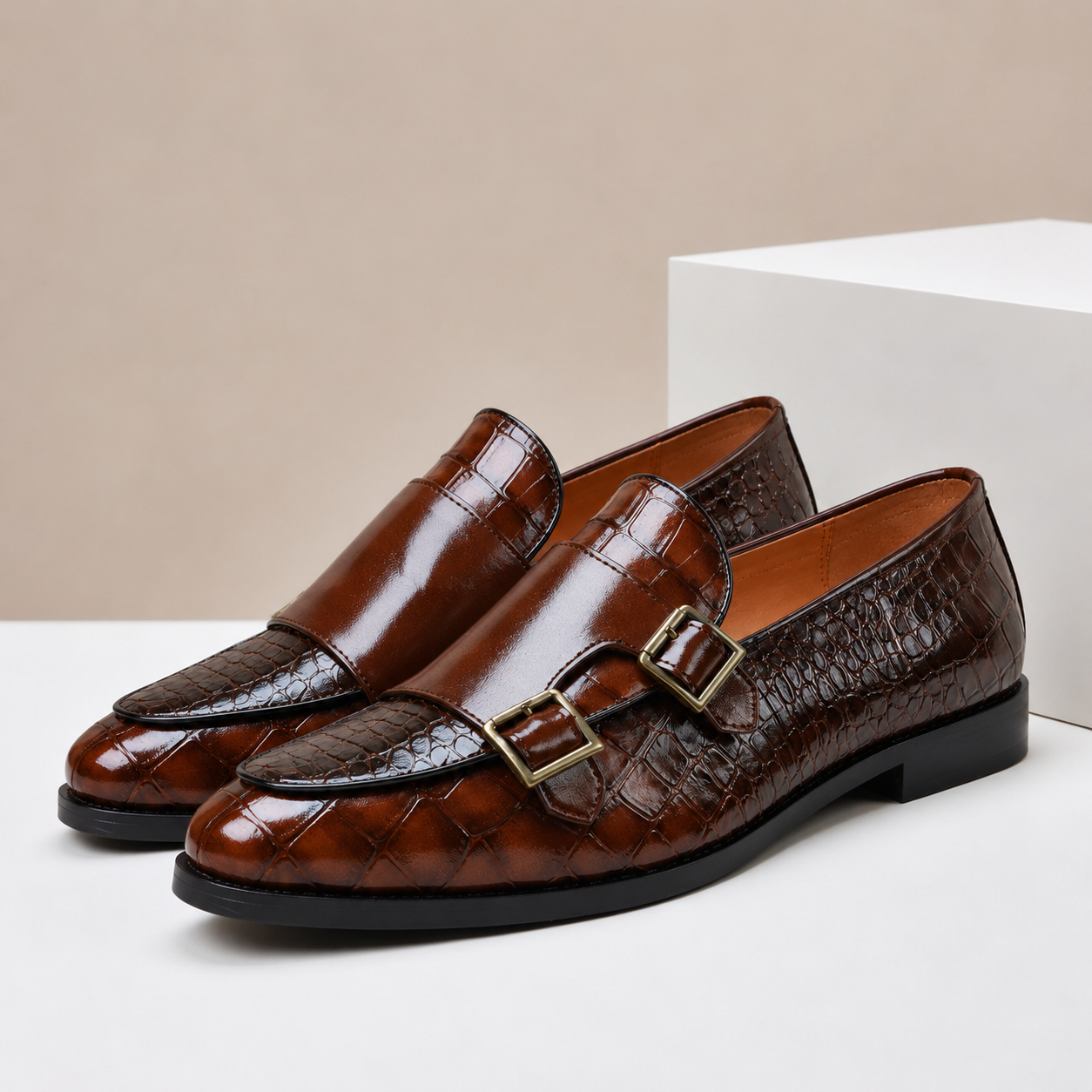 Men's Loafers Slip-On Casual Shoes Genuine Leather