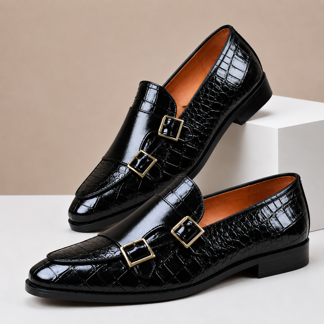Men's Loafers Slip-On Casual Shoes Genuine Leather