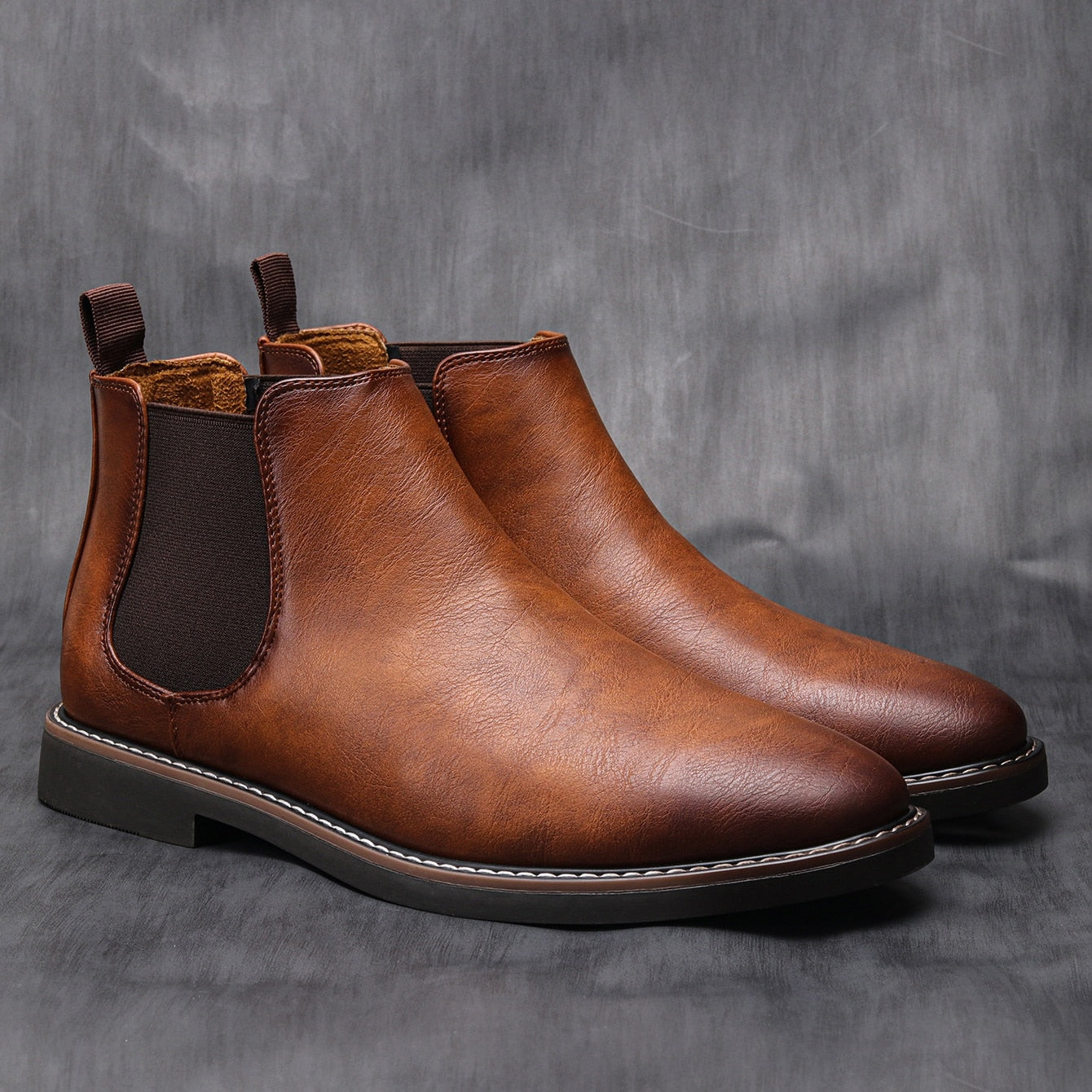 Men's Orthopedic Chelsea Boots Classic Design Casual Footwear