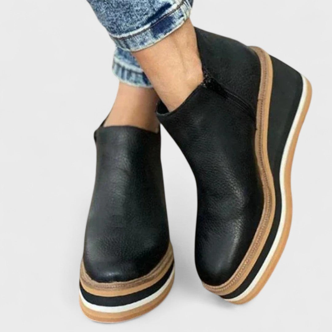 Women's Waterproof Ankle Boots | Platform | Round Toe | Casual Footwear