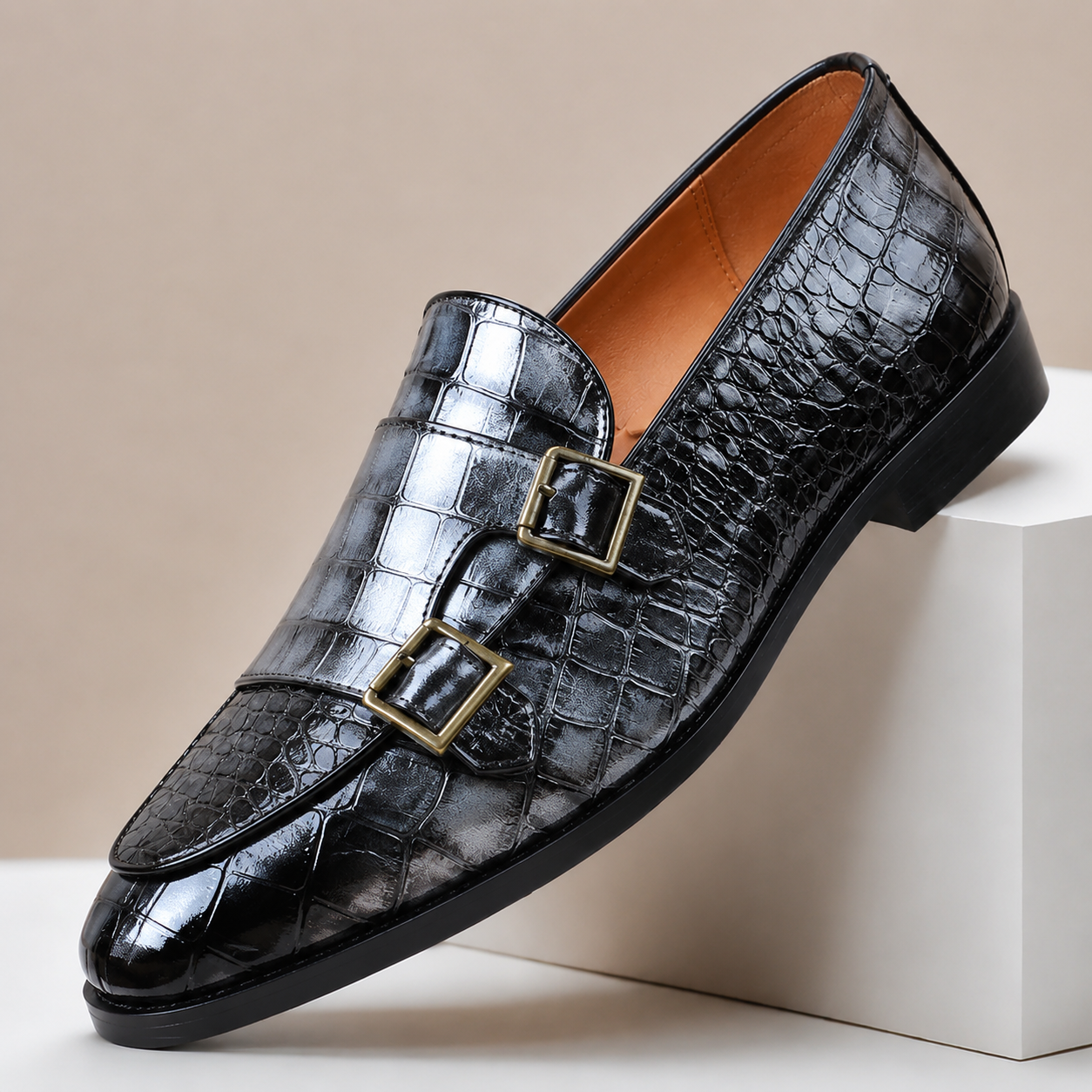 Men's Loafers Slip-On Casual Shoes Genuine Leather