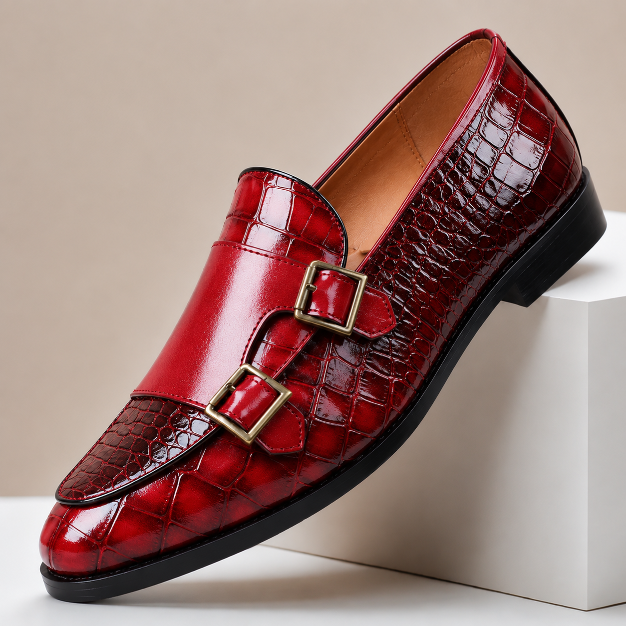 Men's Loafers Slip-On Casual Shoes Genuine Leather