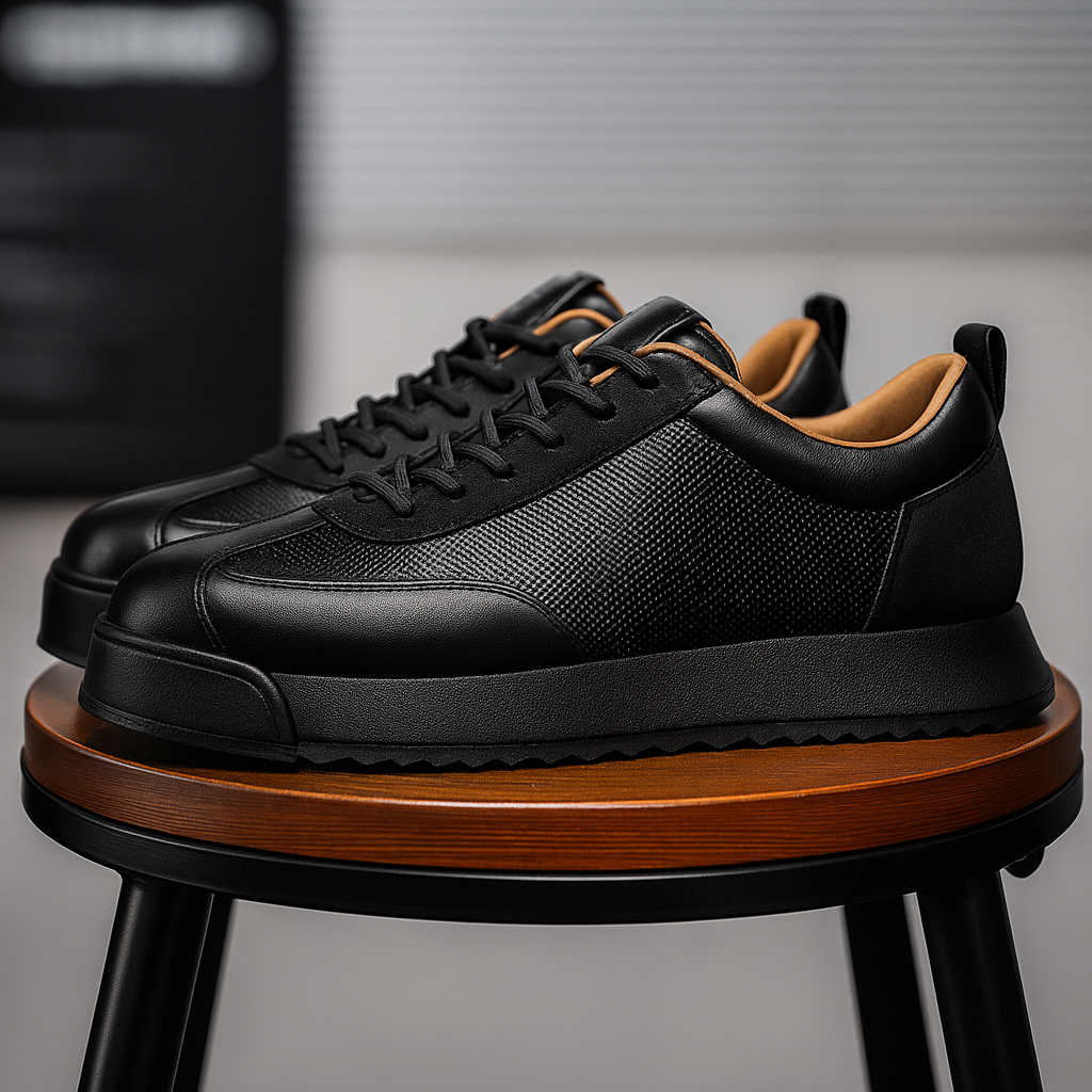 Men's Casual Leather Sneakers Footwear