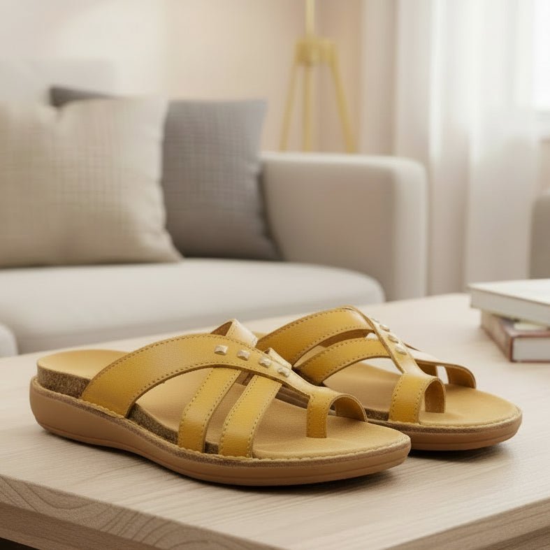 Women's Sandals Padded Cross Straps Orthopedic Support All-Day Comfort
