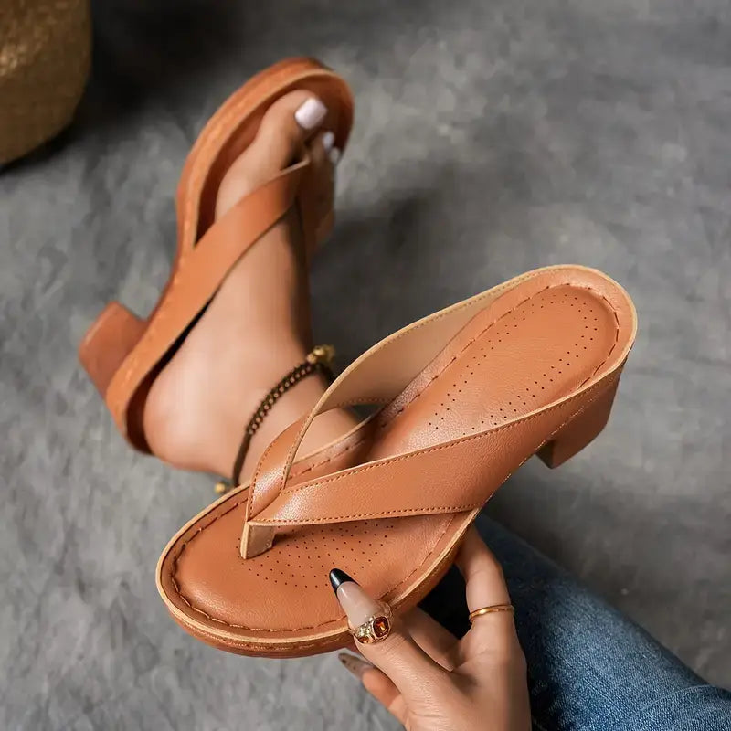 Women's Heeled Sandals | Premium Comfort Design | Slip-On | Casual Footwear