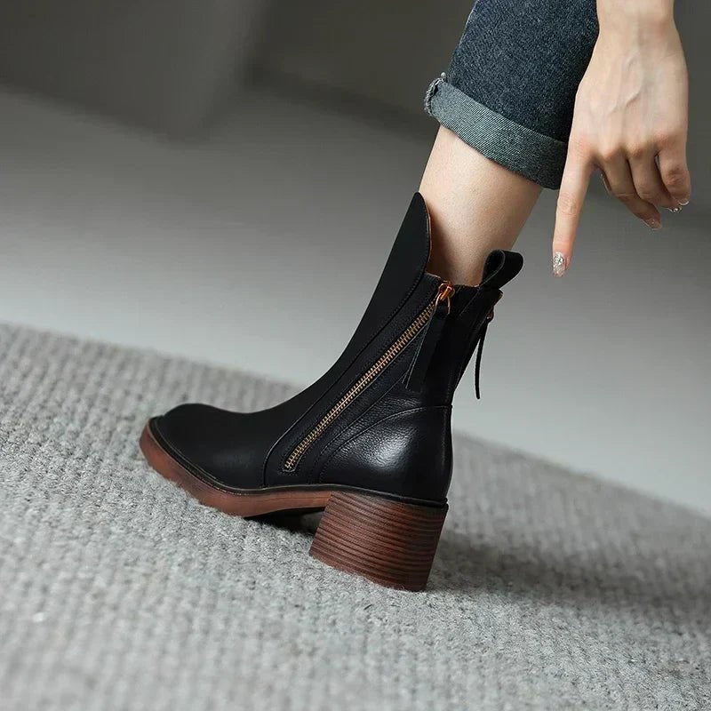 Women's Ankle Boots Sculpted Design | All-Day Comfort Booties