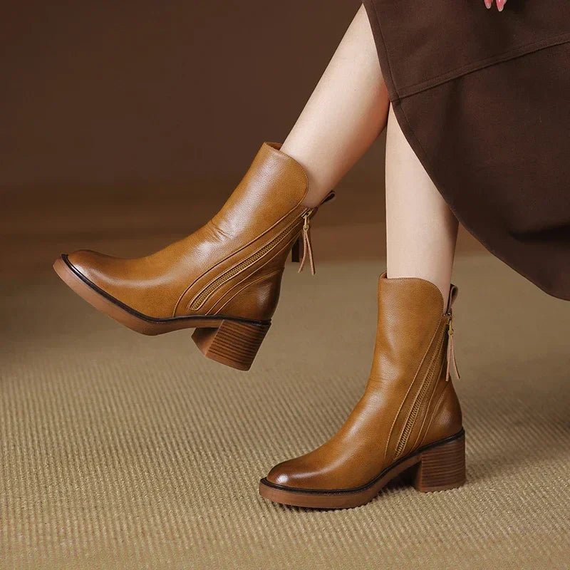 Women's Ankle Boots Sculpted Design | All-Day Comfort Booties