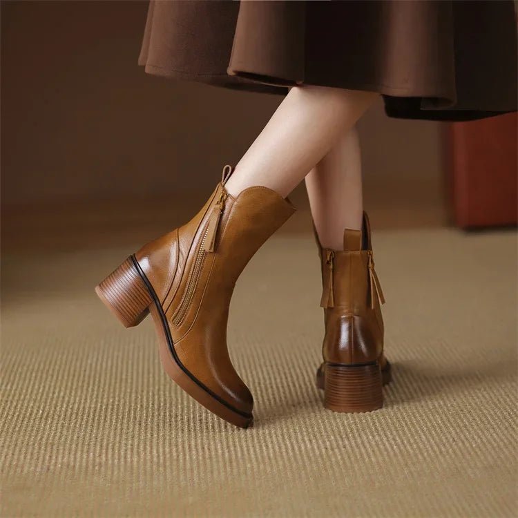 Women's Ankle Boots Sculpted Design | All-Day Comfort Booties
