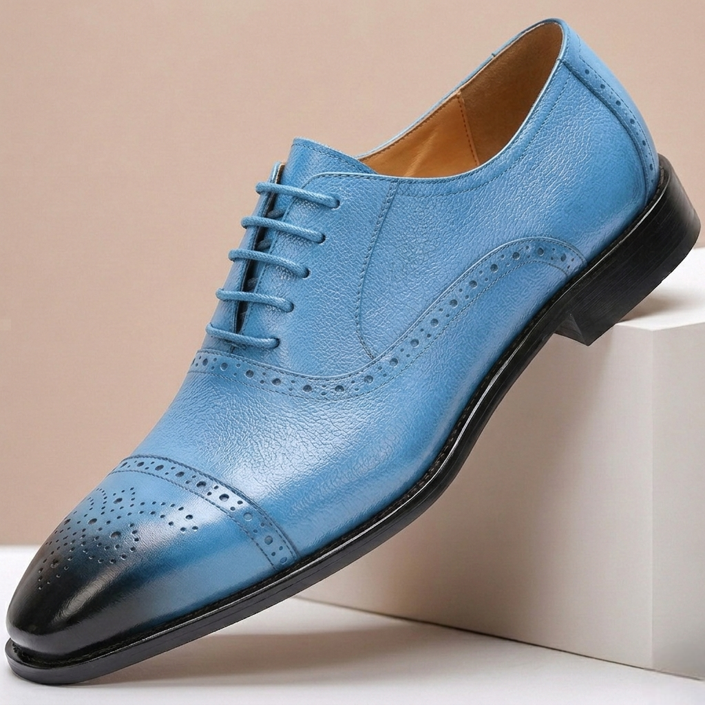 Men's Wedding Shoes Cowhide Leather Formal Footwear