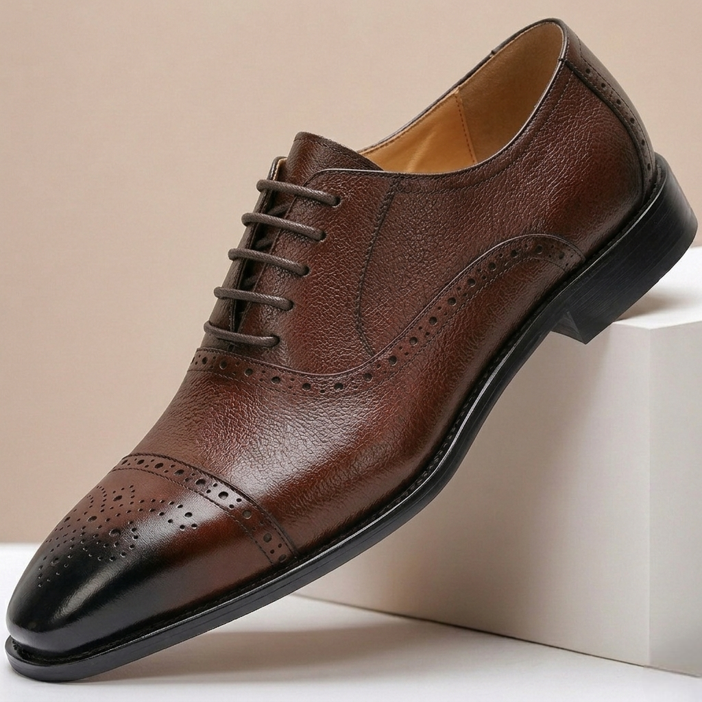 Men's Wedding Shoes Cowhide Leather Formal Footwear