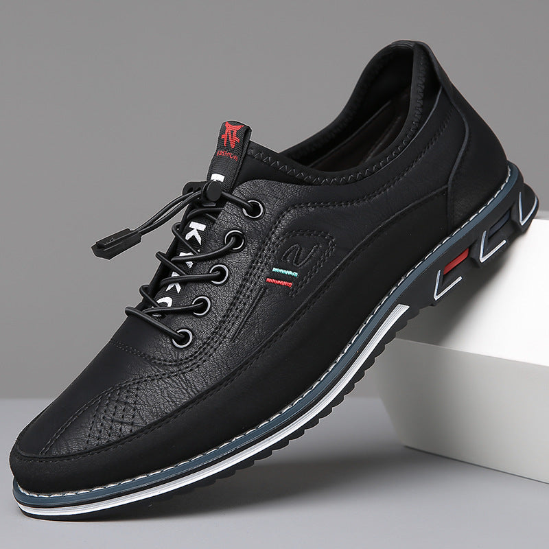 Men's Leather Sneakers Casual Lightweight Stylish