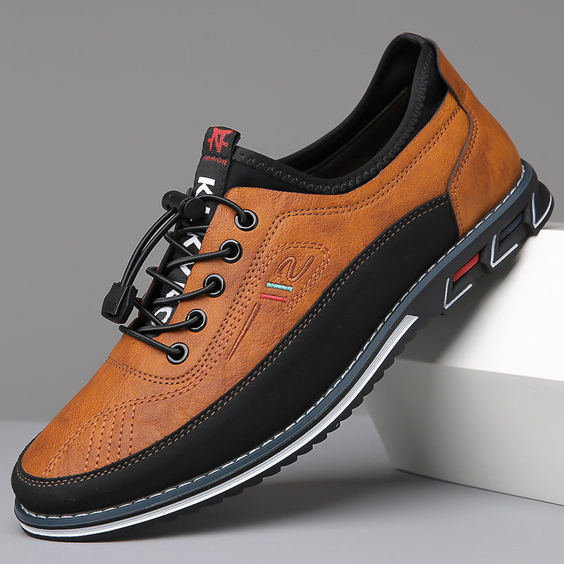 Men's Leather Sneakers Casual Lightweight Stylish