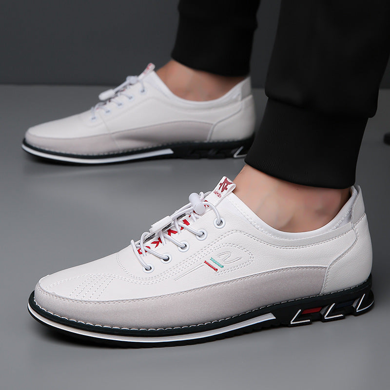 Men's Leather Sneakers Casual Lightweight Stylish