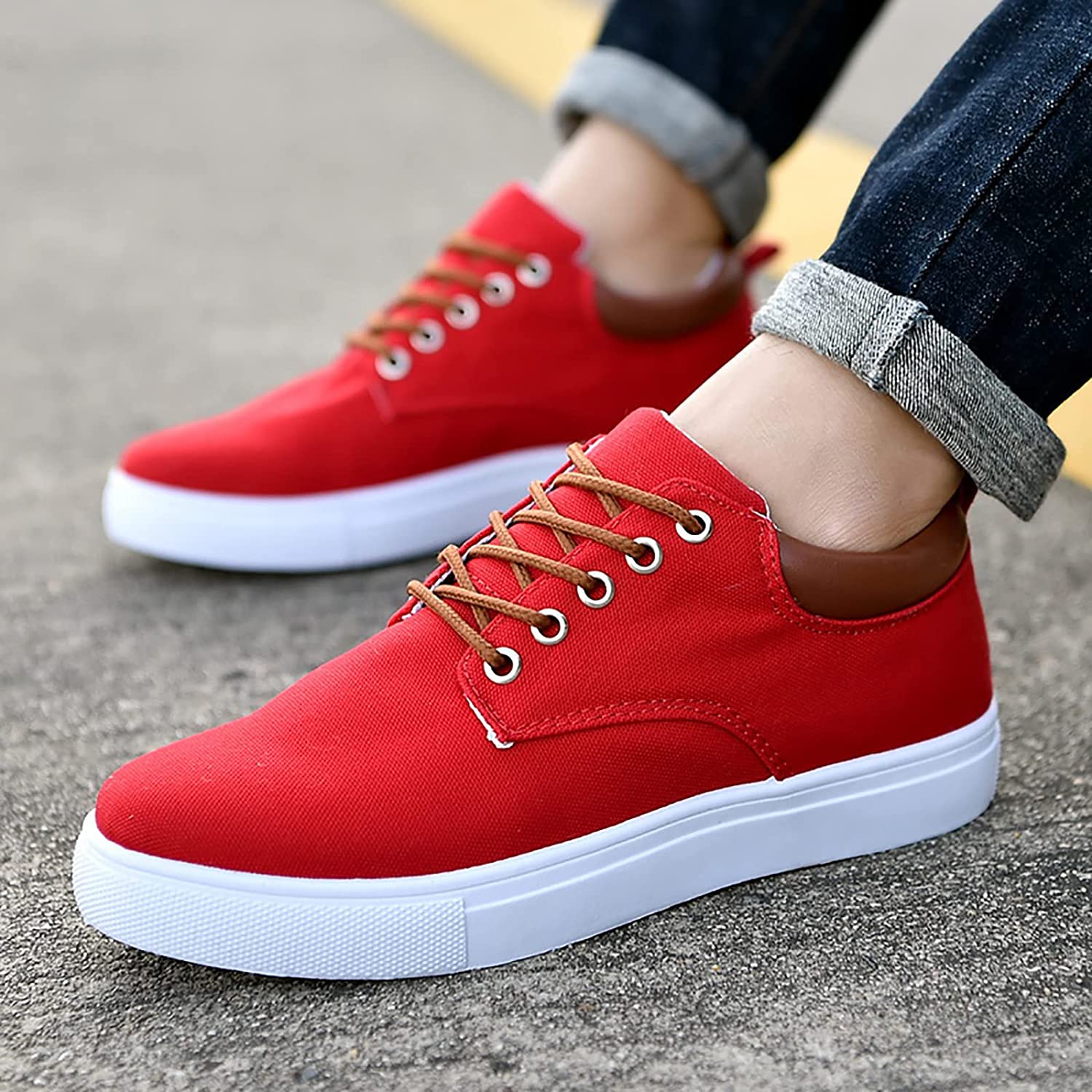 Men's Canvas Sneakers Stylish Comfort Casual Athletic Wear