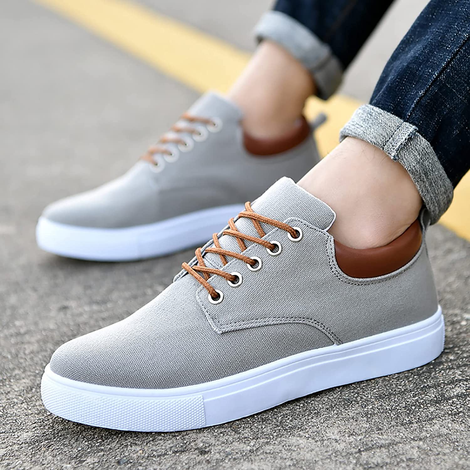 Men's Canvas Sneakers Stylish Comfort Casual Athletic Wear