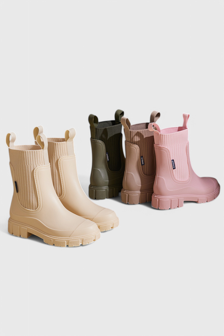 Women's Chelsea Boots Waterproof Design Sturdy Sole Casual Footwear