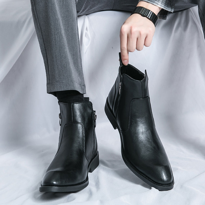 Men's Leather Boots | Casual Design | Genuine Leather | Everyday Footwear