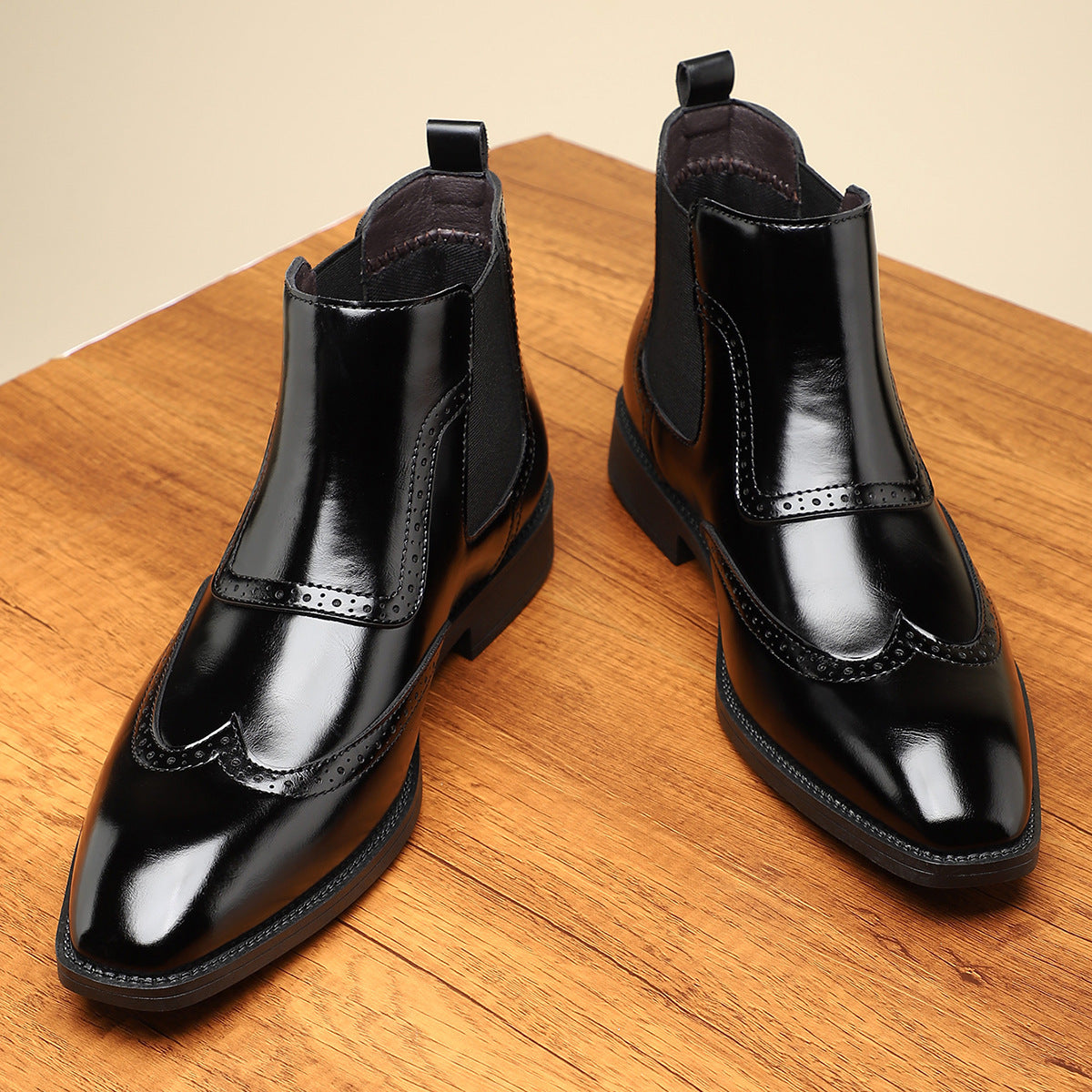 Men's Genuine Leather Boots | Classic Design | Casual Footwear