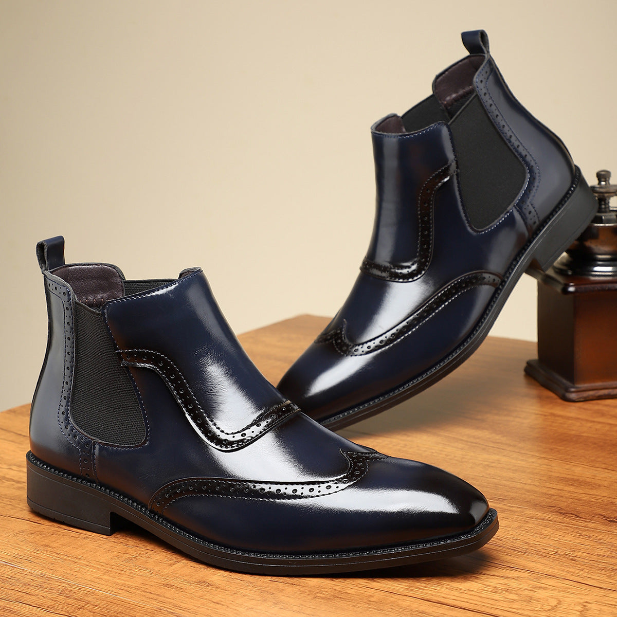 Men's Genuine Leather Boots | Classic Design | Casual Footwear