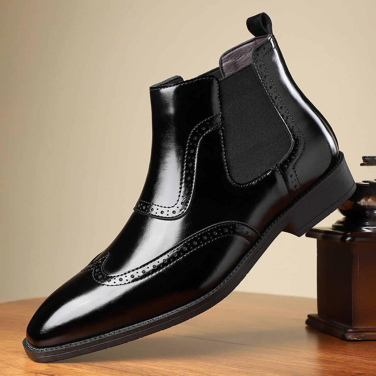 Men's Genuine Leather Boots | Classic Design | Casual Footwear