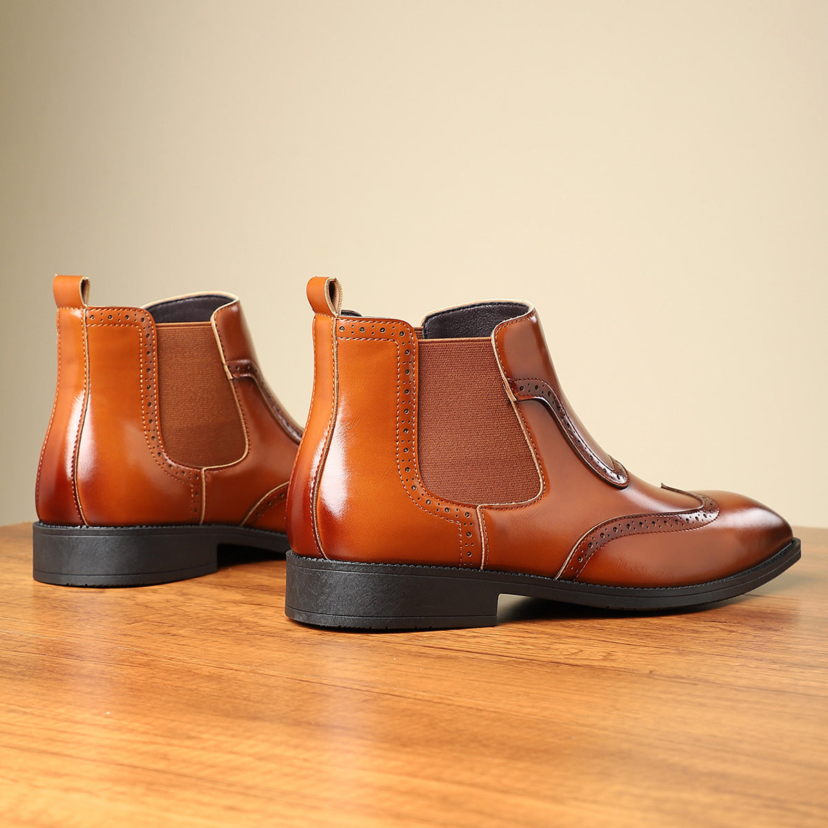 Men's Genuine Leather Boots | Classic Design | Casual Footwear