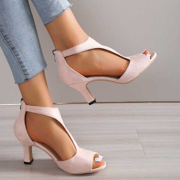 Women's Heeled Sandals | Cushioned Footbed | Slip-On | Casual Footwear