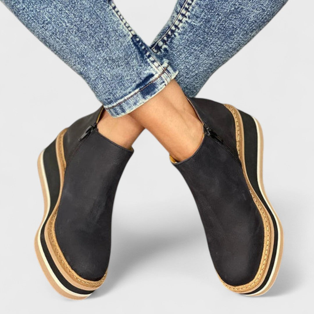 Women's Waterproof Ankle Boots | Platform | Round Toe | Casual Footwear