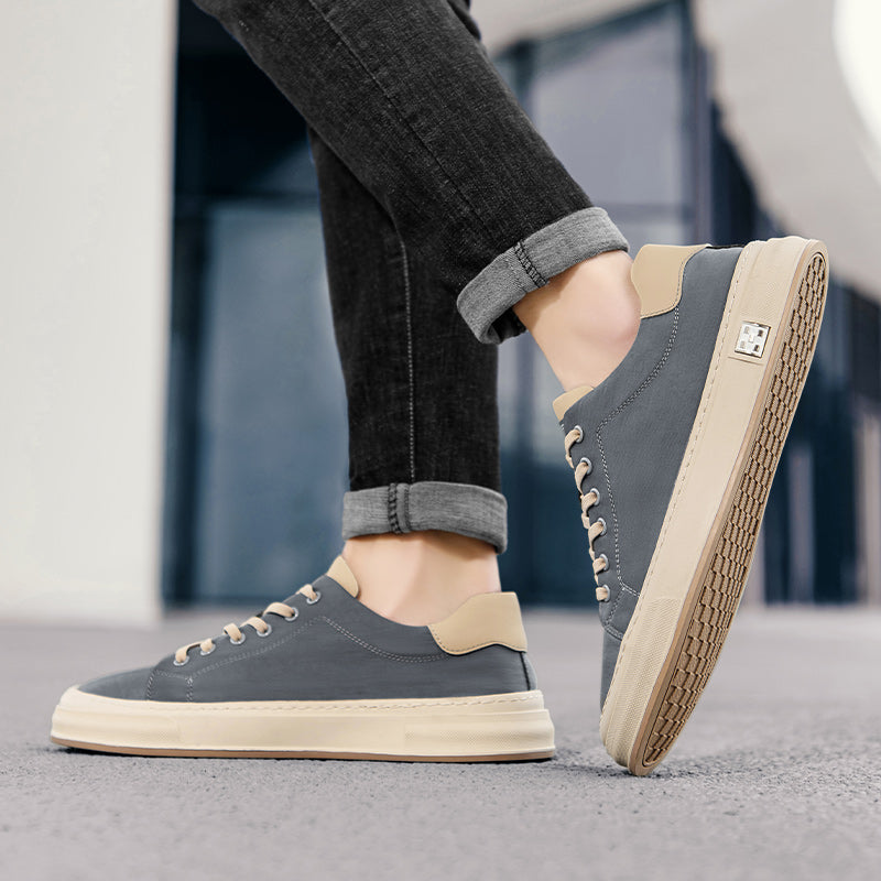 Men's Canvas Sneakers Casual Lightweight Slip-On Shoes