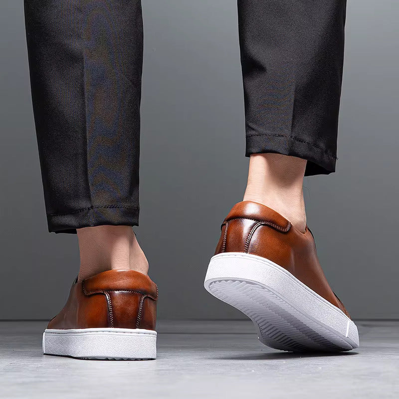 Men's Sneakers Genuine Leather Casual Footwear
