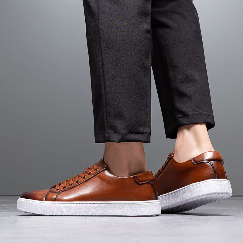 Men's Sneakers Genuine Leather Casual Footwear