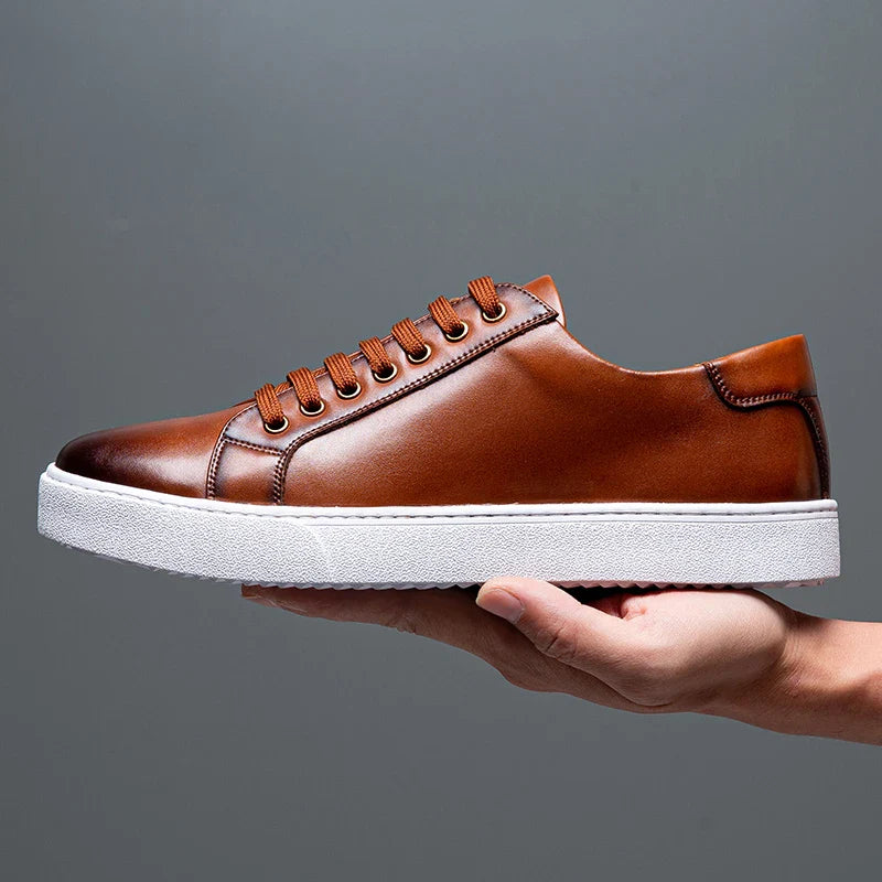 Men's Sneakers Genuine Leather Casual Footwear