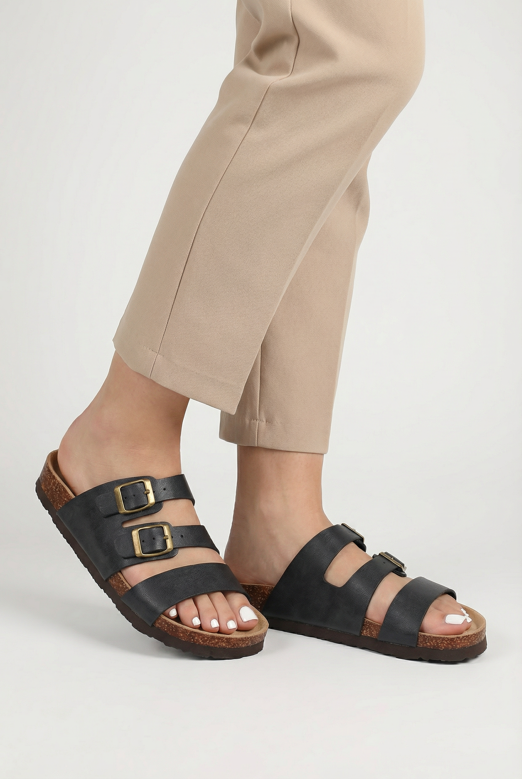 Women's Casual Cork Sandals Non-Slip Summer Footwear