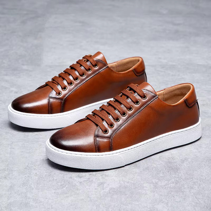 Men's Sneakers Genuine Leather Casual Footwear