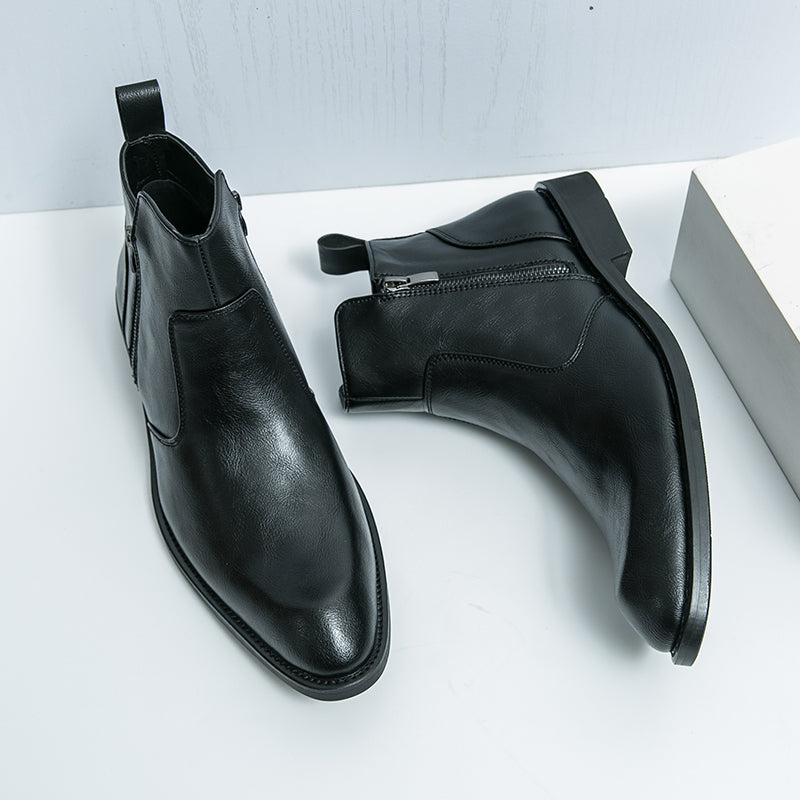 Men's Leather Boots | Casual Design | Genuine Leather | Everyday Footwear