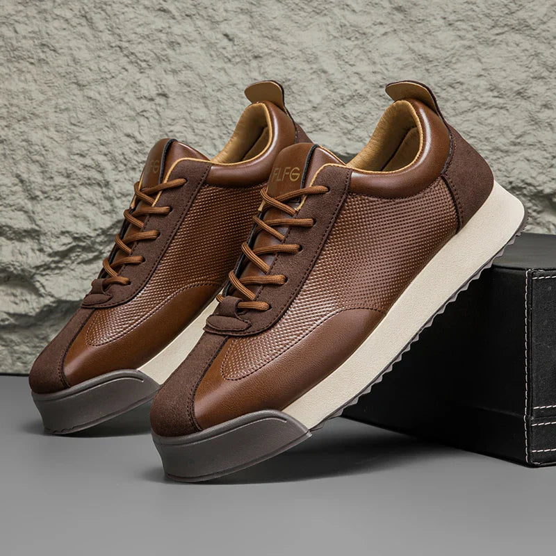 Men's Casual Leather Sneakers Footwear