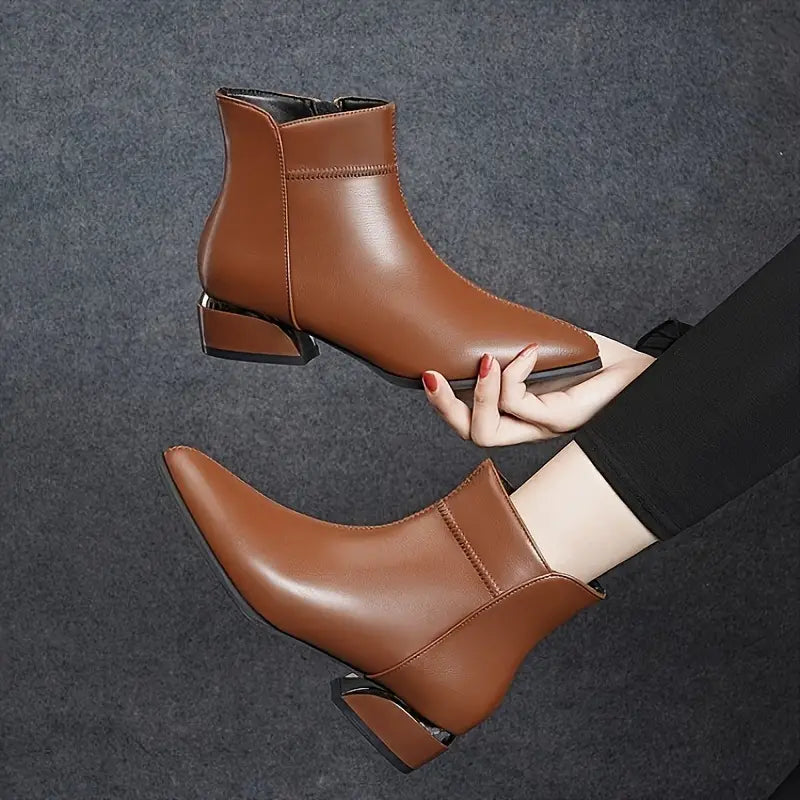 Women's Ankle Boots with Chunky Heel | Casual Footwear
