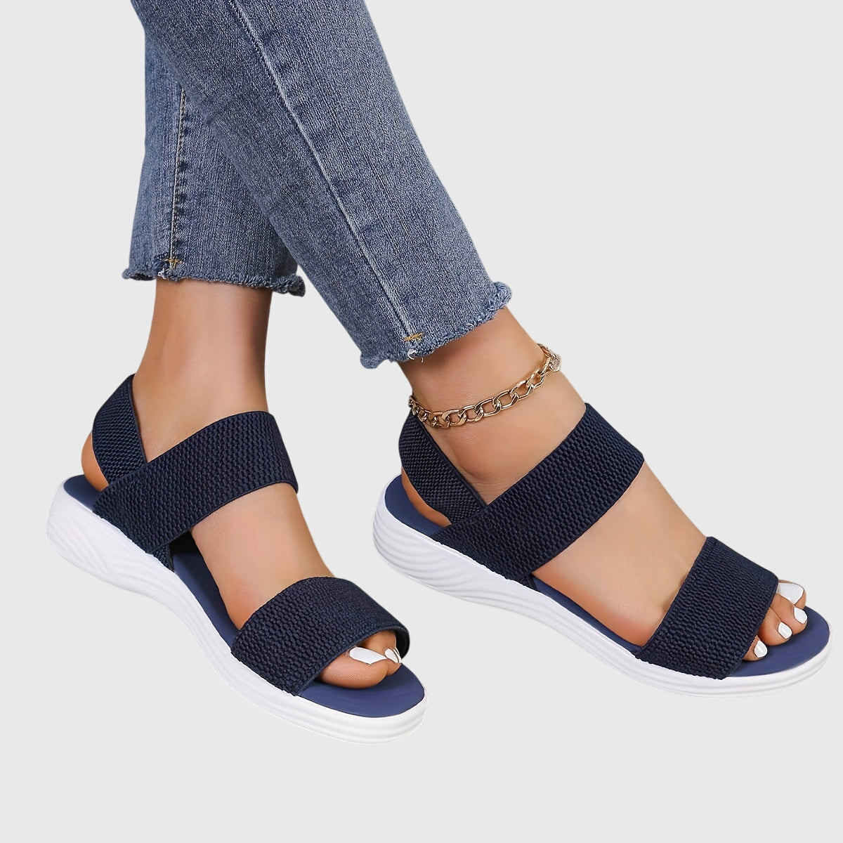 Bridget | Cushioned Stretch Sandals