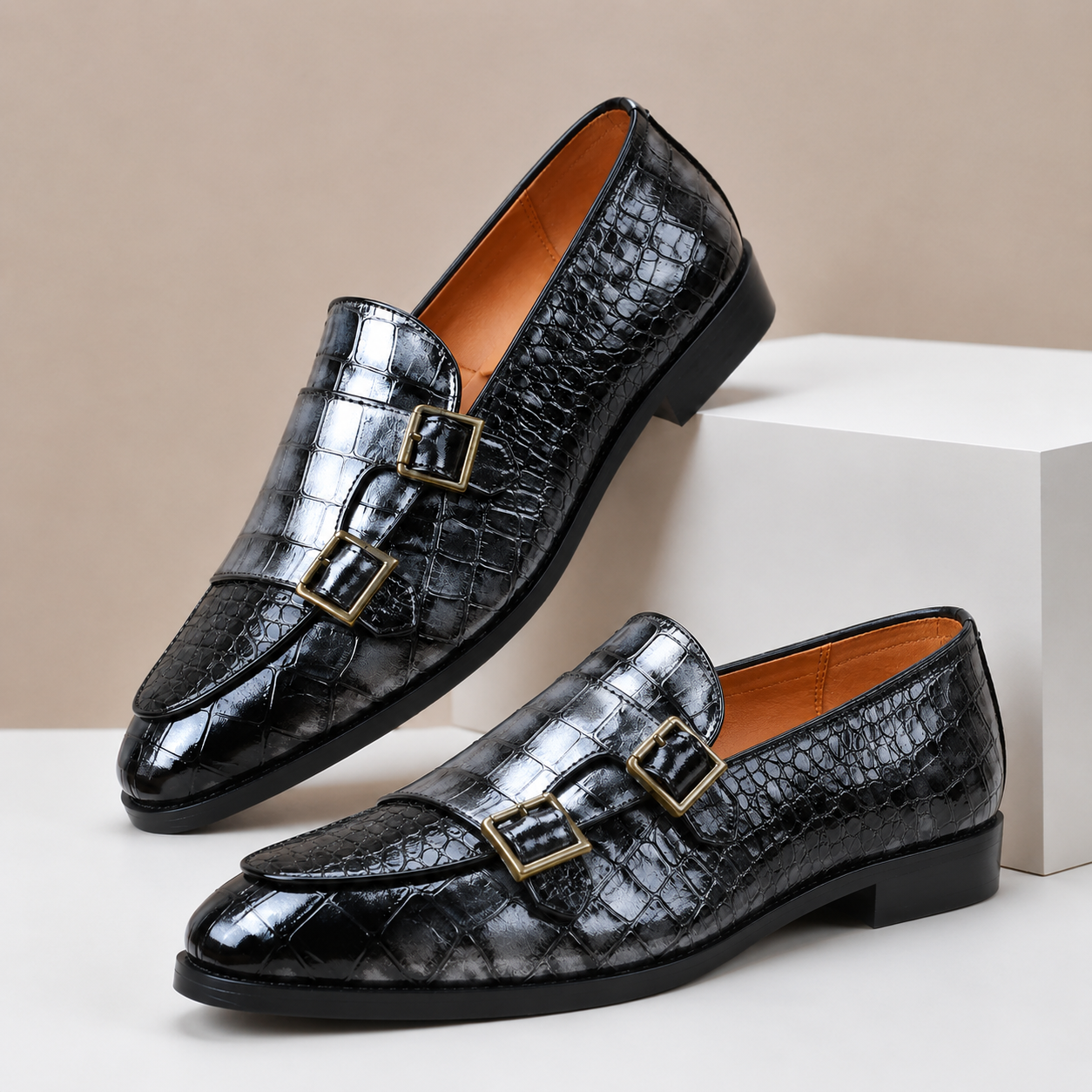 Men's Loafers Slip-On Casual Shoes Genuine Leather