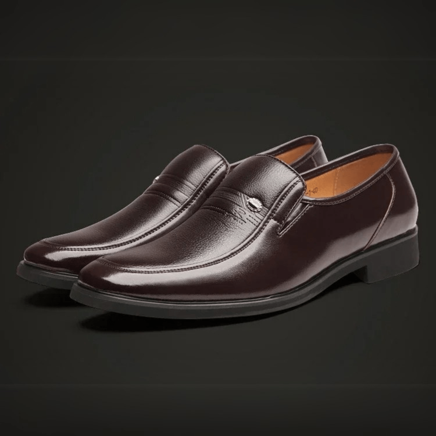Men's Leather Loafers Slip-On Casual Shoes