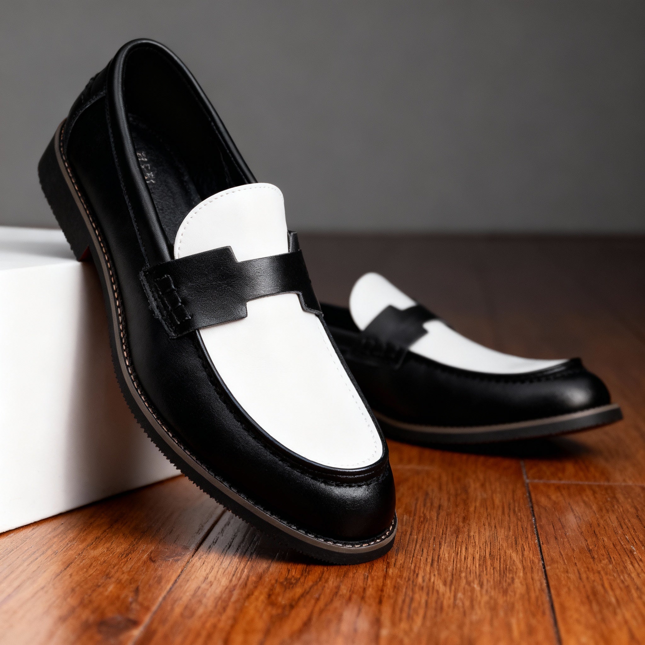 Men's Italian Loafers Slip-On Casual Footwear
